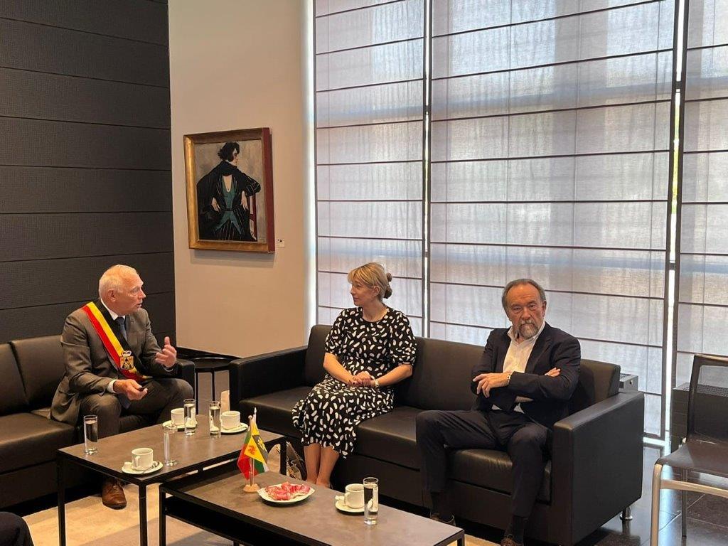 Meetings with the governors of the province of Walloon Brabant and the province of Hainaut
